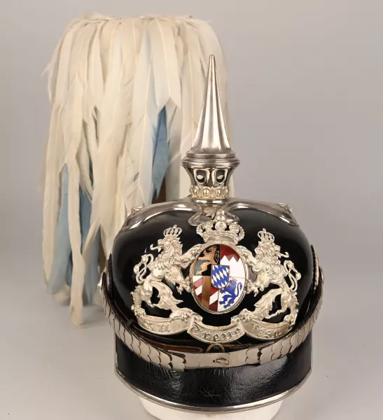 Bavarian General Officer Pickelhaube to Parade Visuel 1 principal